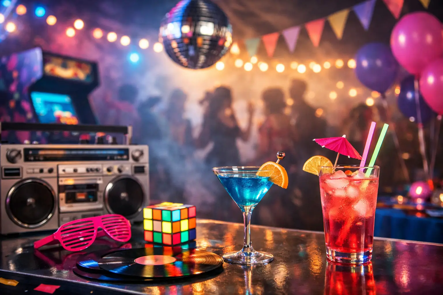 Create a 1980s Party Atmosphere That Pops