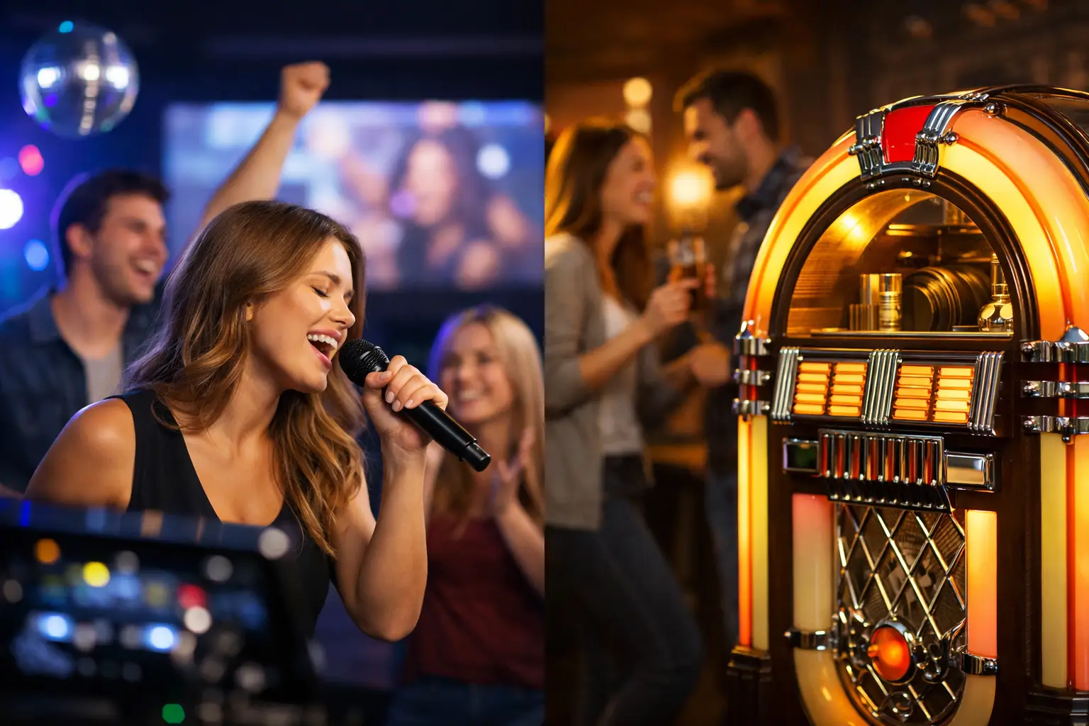 Karaoke Versus Jukebox for a Better Party
